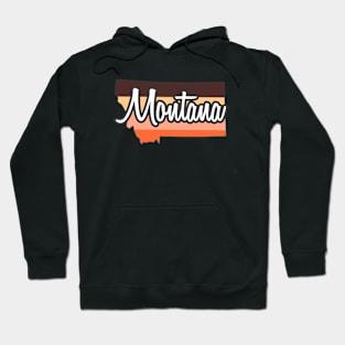 Montana State Map Hoodie